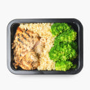 Grilled Chicken, Brown Rice & Steamed Broccoli