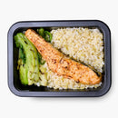 Miso Glazed Salmon, Bok choy & Brown Rice