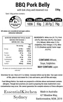 BBQ Glazed Pork Belly with Bok Choy & Steamed Rice