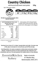 Country Chicken, Broccolini & Sweet Mash Potato