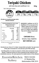 Teriyaki Chicken with Bok Choy & Cauliflower Rice